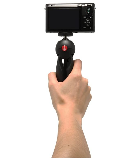 Manfrotto PIXI Mini Tripod, Black (MTPIXI-B)
